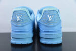 LV Trainer Blue Embossed Monogram - Imagem 9