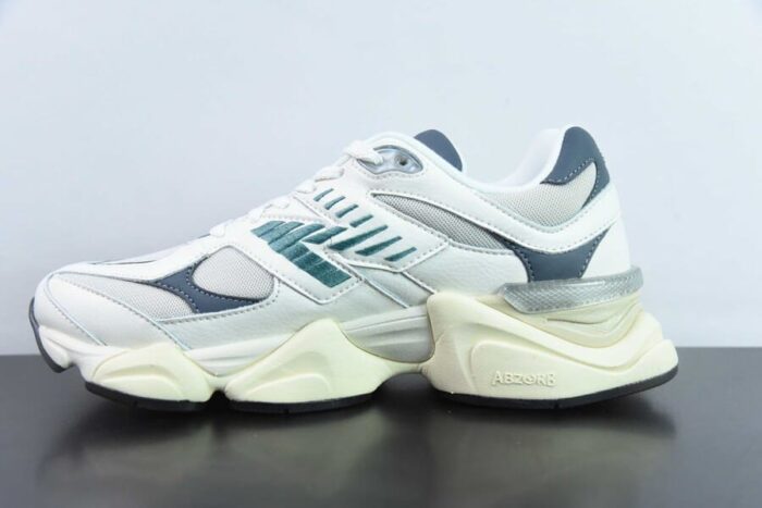 New Balance 9060 Sea Salt New Spruce Dark Arctic Grey - Imagem 3