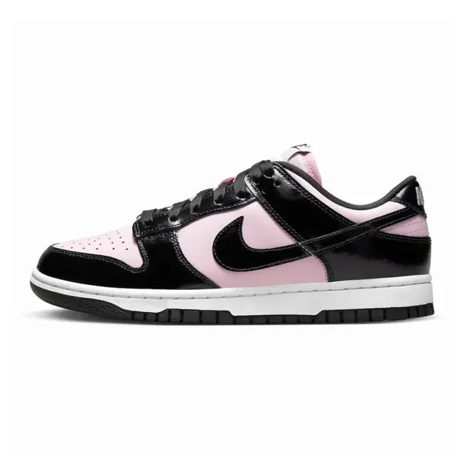 04101-d07ff931e826fa8e0316620645 Nike Dunk Low Black Patent Pink - Imagem 1