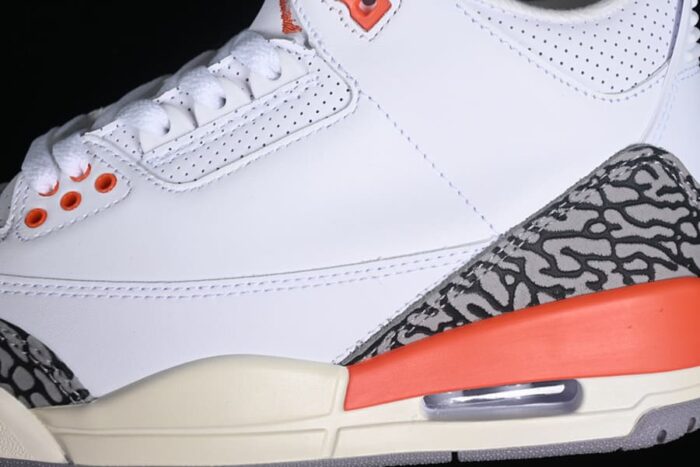 Air Jordan 3 White Georgia Peach - Imagem 4