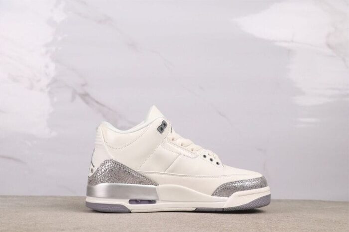 Air Jordan 3 Retro Sail Cement Grey - Imagem 3