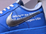 Nike X Off White Air Force 1 Low University Blue - Imagem 8