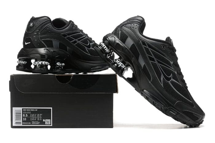 Supreme x Nike Shox Ride 2 Black - Imagem 2