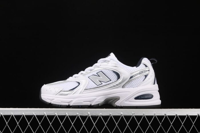 New Balance 530 White Silver Navy - Imagem 2