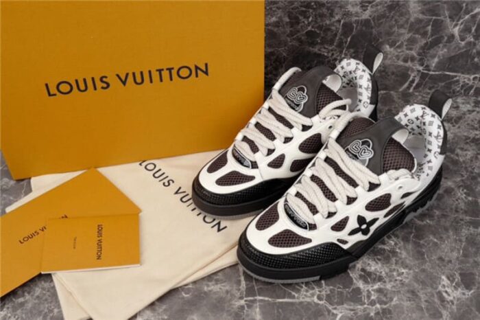 Louis Vuitton LV Skate Sneaker Grey White - Imagem 4