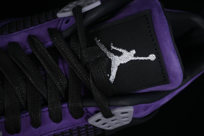 Air Jordan 4 x Travis Scott Purple Suede - Imagem 7