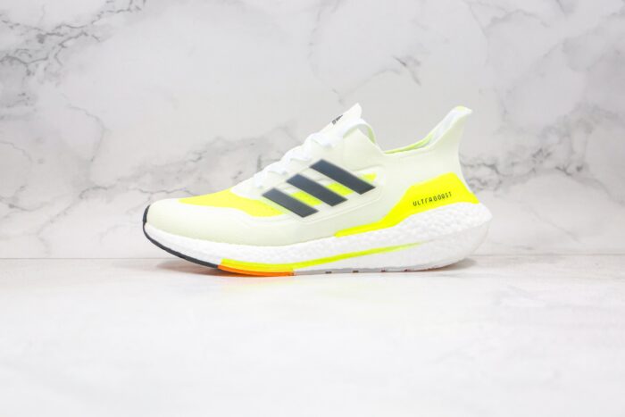 Adidas Ultraboost 21 Solar Yellow White - Imagem 2