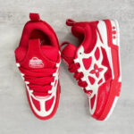 Louis Vuitton LV Skate Sneaker Red White - Imagem 4