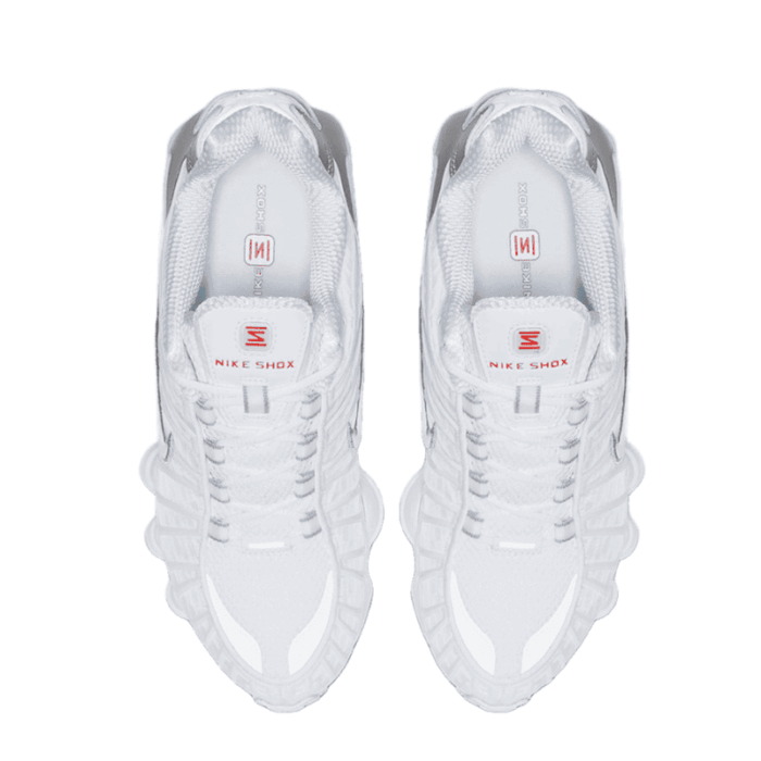 Nike Shox TL Triple White - Imagem 4