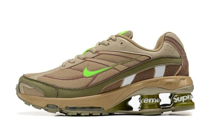 Supreme x Nike Shox Ride 2 Neutral Olive - Imagem 7