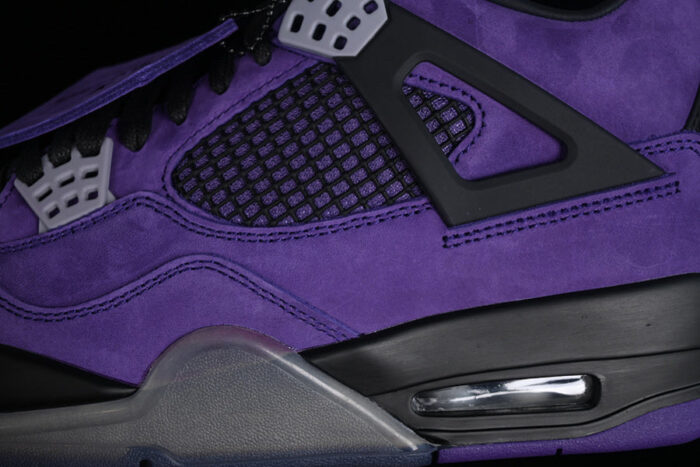 Air Jordan 4 x Travis Scott Purple Suede - Imagem 6