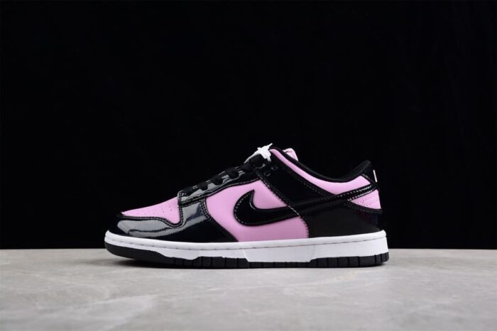 Nike Dunk Low Black Patent Pink - Imagem 4