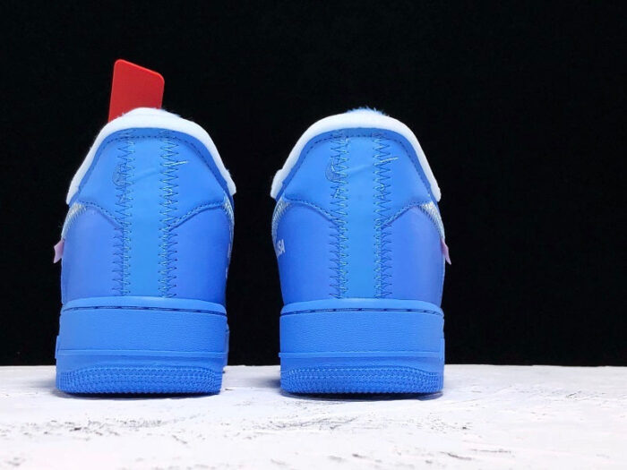 Nike X Off White Air Force 1 Low University Blue - Imagem 9