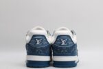 Louis Vuitton LV Trainer Monogram Denim White Blue - Imagem 5