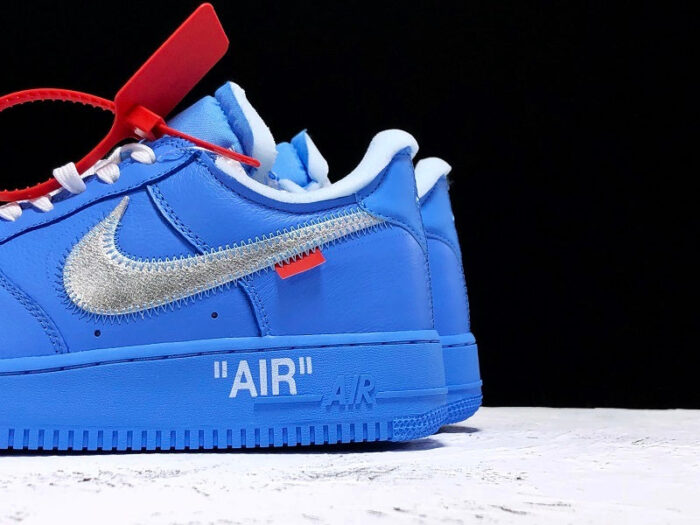 Nike X Off White Air Force 1 Low University Blue - Imagem 7