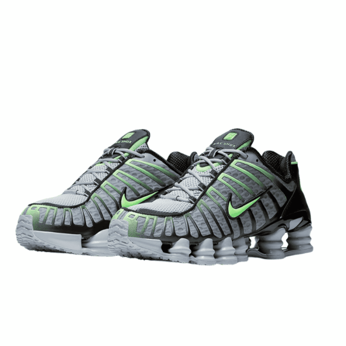 Nike Shox TL Wolf Grey Lime - Imagem 6