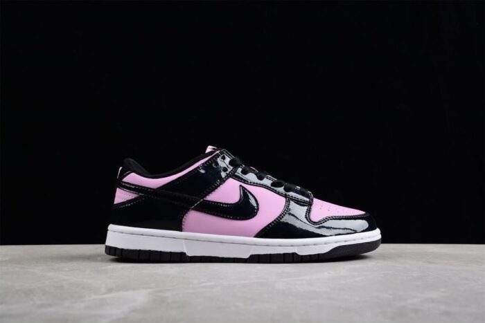 Nike Dunk Low Black Patent Pink - Imagem 5