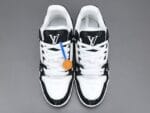Louis Vuitton LV Trainer White Black - Imagem 8