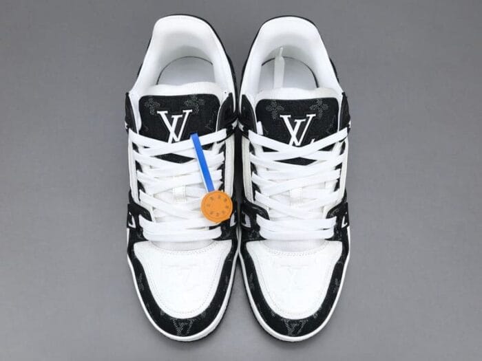 Louis Vuitton LV Trainer White Black - Imagem 8