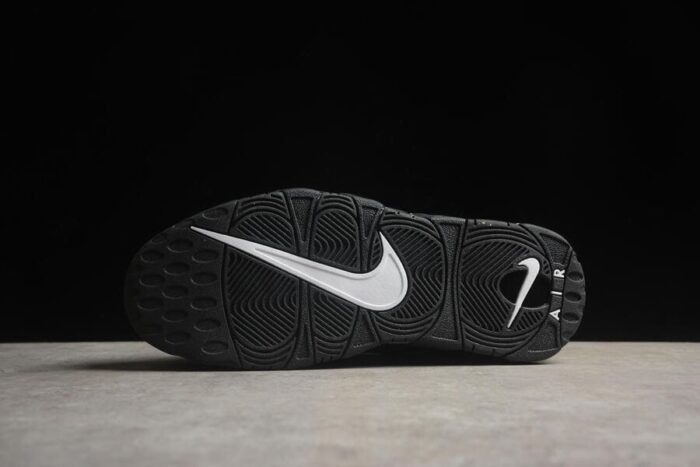 Nike Air More Uptempo Black White - Imagem 6