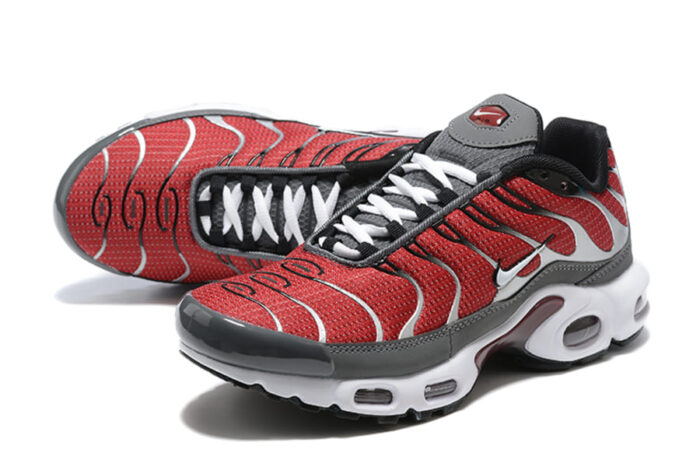 Air Max TN Plus Team Red Cool Grey - Imagem 5