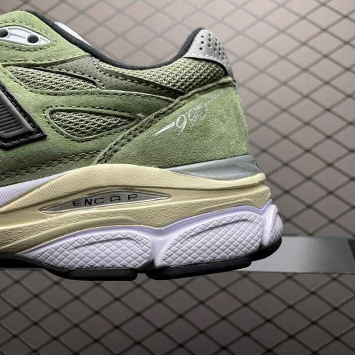 New Balance x JJJJound 990v3 MiUSA Vert Olive - Imagem 8
