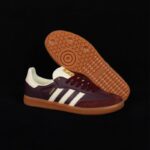 Adidas Samba OG Maroon Gold Metallic - Imagem 5