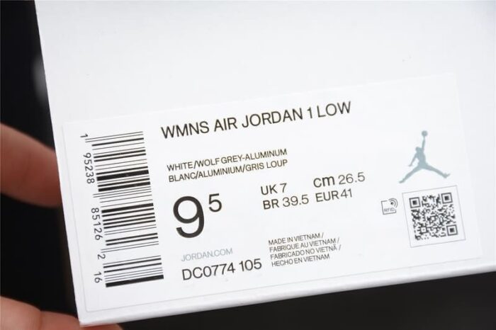 Jordan 1 Low Wolf Grey - Imagem 9