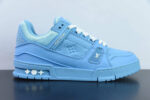 LV Trainer Blue Embossed Monogram - Imagem 3