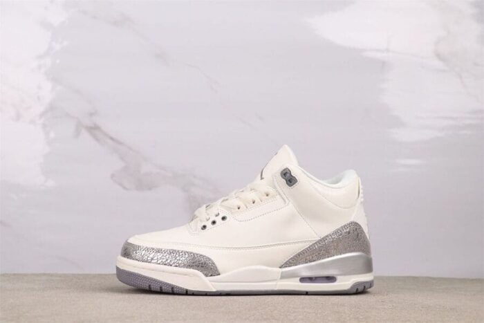 Air Jordan 3 Retro Sail Cement Grey - Imagem 2