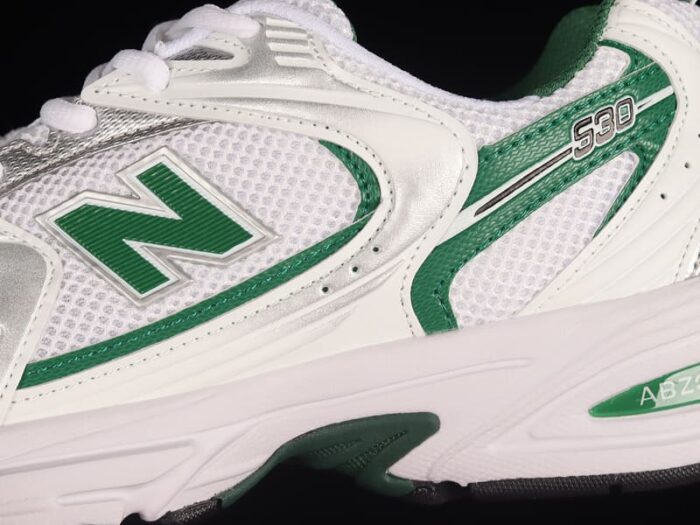 New Balance 530 White Nightwatch Green - Imagem 4