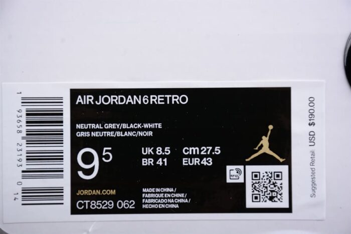 Air Jordan 6 Retro Hare - Imagem 11