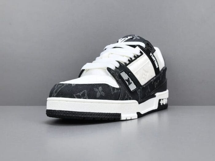Louis Vuitton LV Trainer White Black - Imagem 4