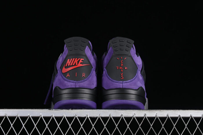 Air Jordan 4 x Travis Scott Purple Suede - Imagem 4