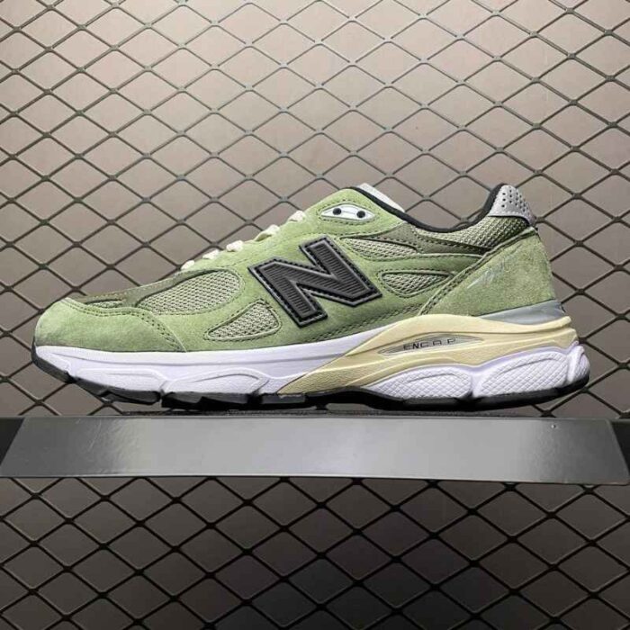 New Balance x JJJJound 990v3 MiUSA Vert Olive - Imagem 3