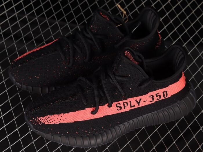 Adidas Yeezy 350 V2 Core Black Red - Imagem 6