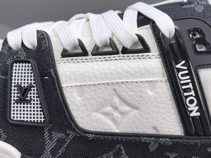 Louis Vuitton LV Trainer White Black - Imagem 5