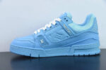 LV Trainer Blue Embossed Monogram - Imagem 4