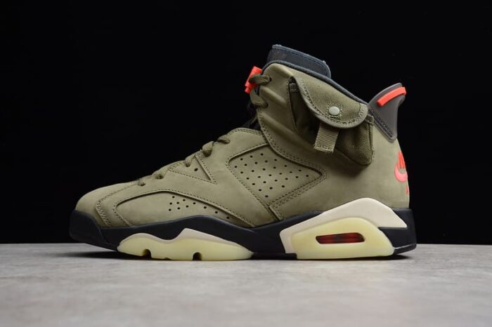 Air Jordan 6 Retro Travis Scott "Olive" - Imagem 4