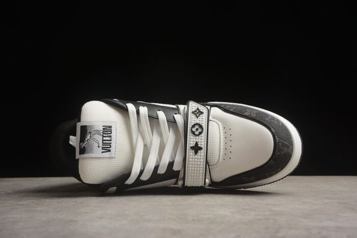 Louis Vuitton Trainer Black White - Imagem 9