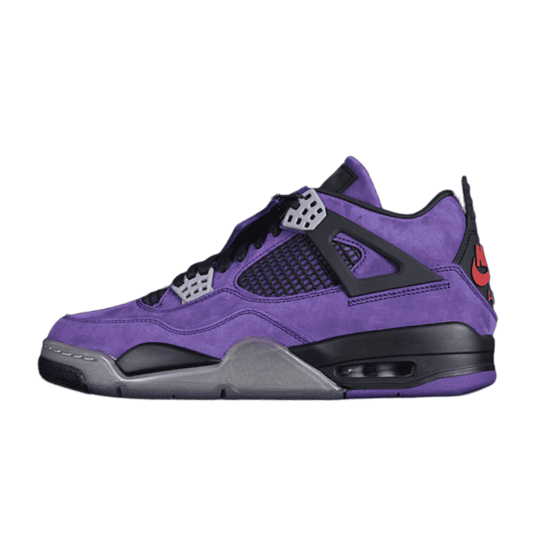 Design_sem_nome_9 Air Jordan 4 x Travis Scott Purple Suede - Imagem 1