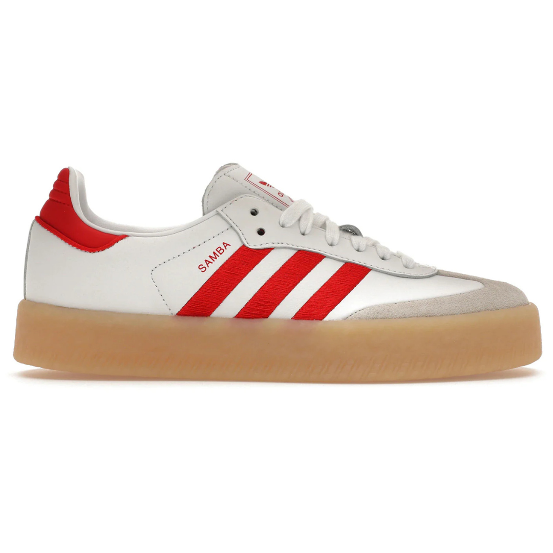 Designsemnome_100 Adidas Sambae White Better Scarlet Gum - Imagem 1