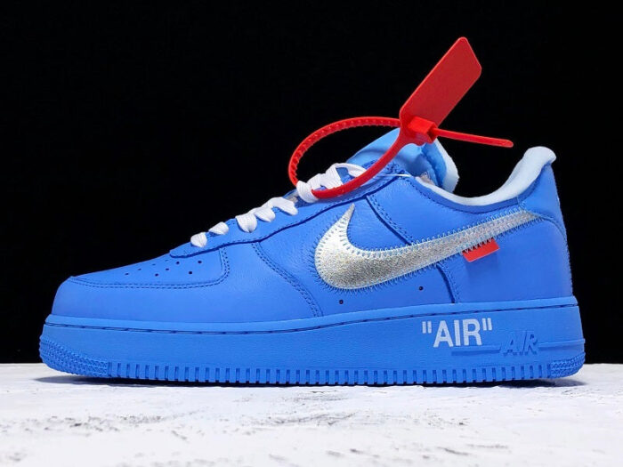 Nike X Off White Air Force 1 Low University Blue - Imagem 2