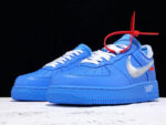 Nike X Off White Air Force 1 Low University Blue - Imagem 10