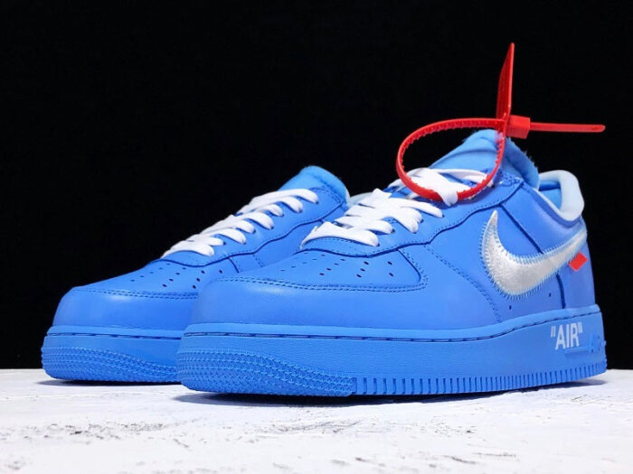 Nike X Off White Air Force 1 Low University Blue - Imagem 10