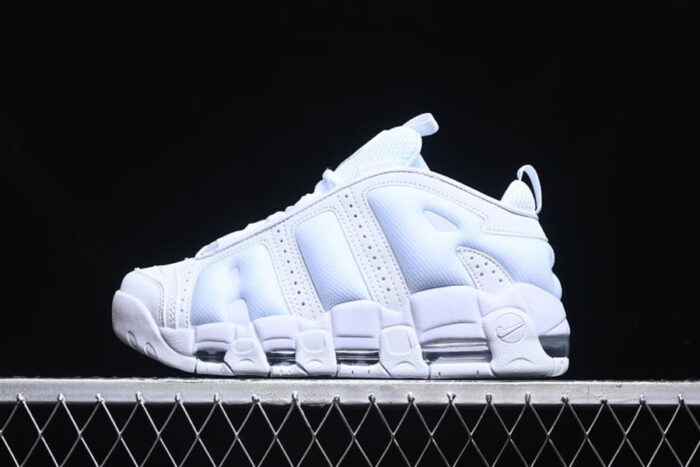 Nike Air More Uptempo Low Triple White - Imagem 2