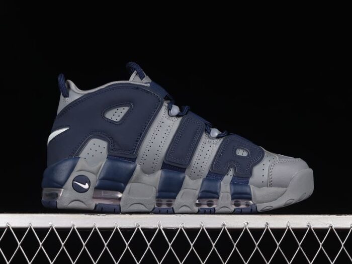 Nike Air More Uptempo Grey Midnight Navy - Imagem 2