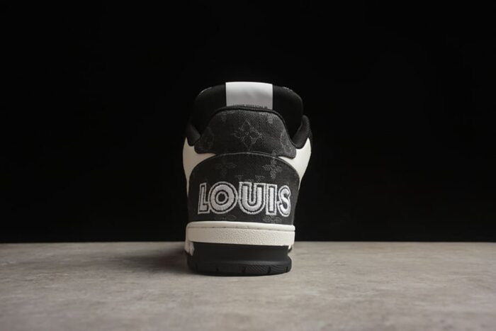 Louis Vuitton Trainer Black White - Imagem 10
