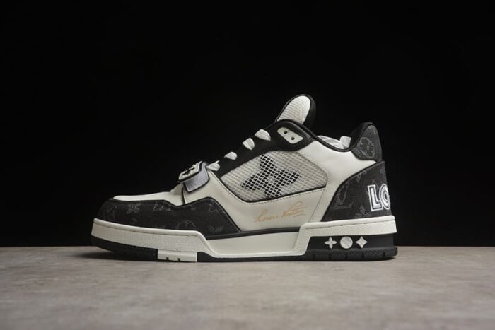 Louis Vuitton Trainer Black White - Imagem 2