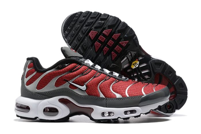 Air Max TN Plus Team Red Cool Grey - Imagem 3